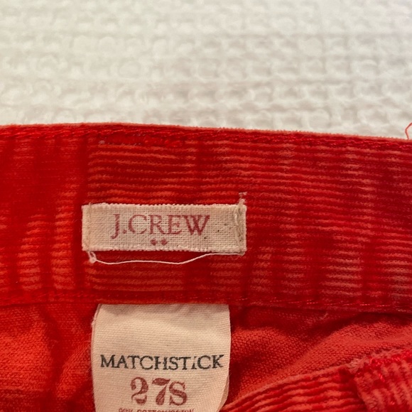 J Crew women’s orange corduroy pants size 27 - Picture 3 of 3